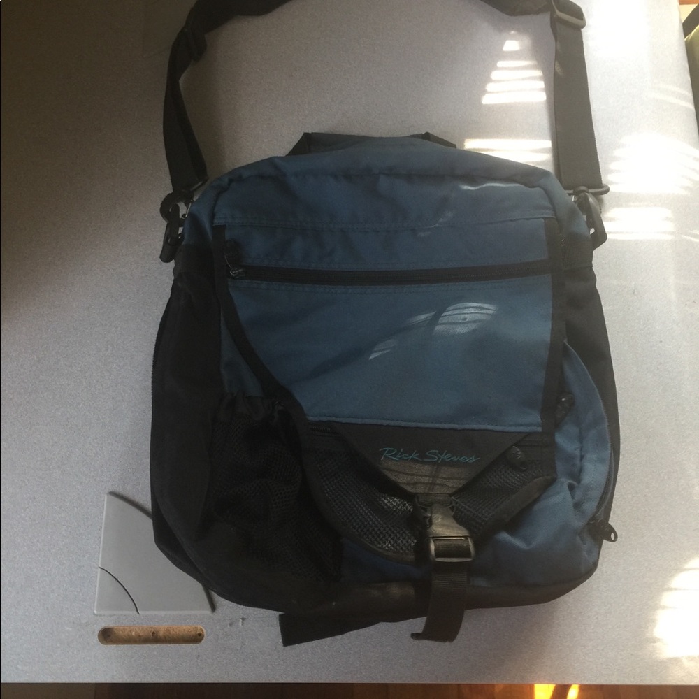 Rick Steve Backpack Blue and Black
